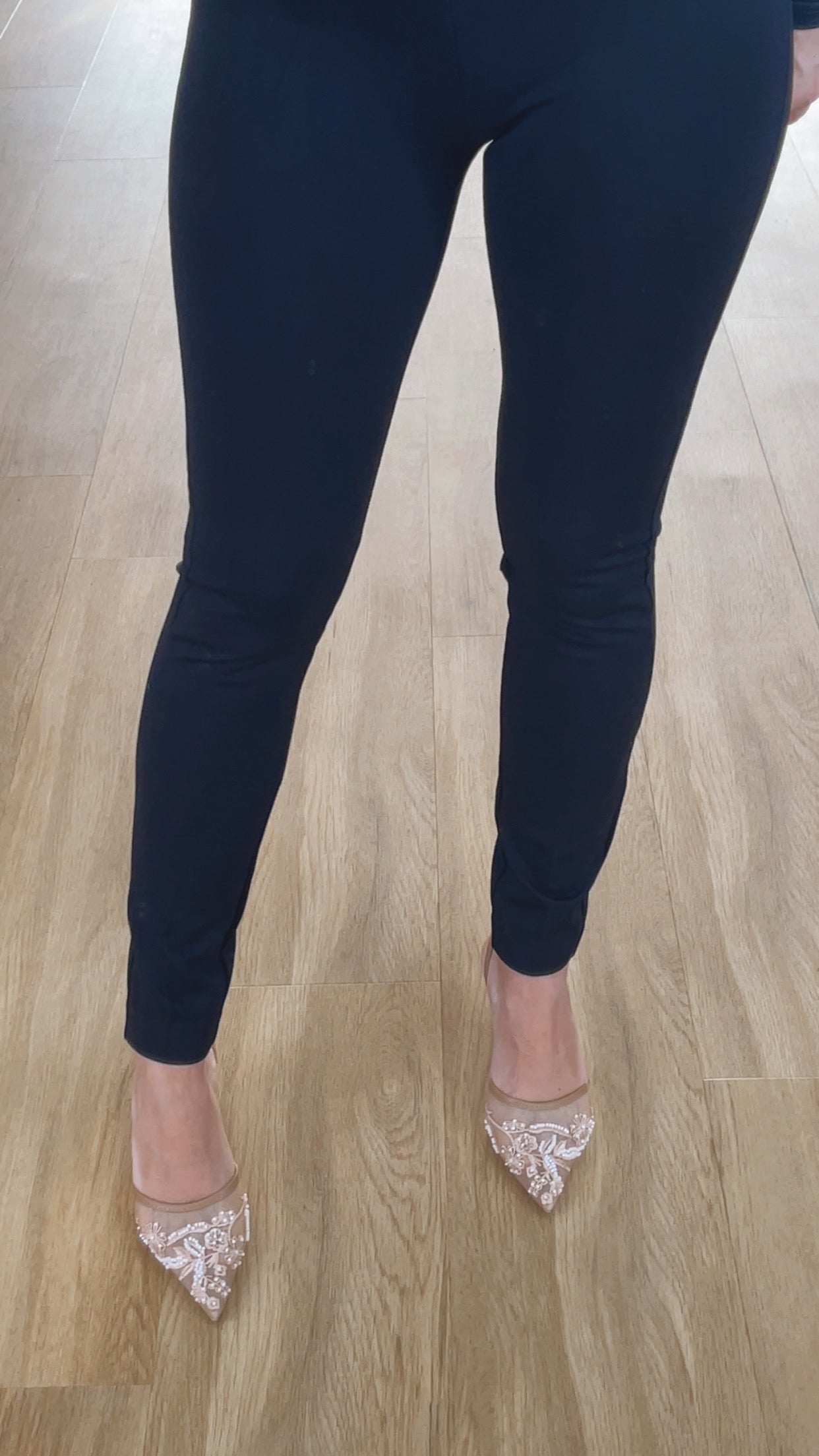 Legging Noir Effet Pantalon – Élégance & Confort