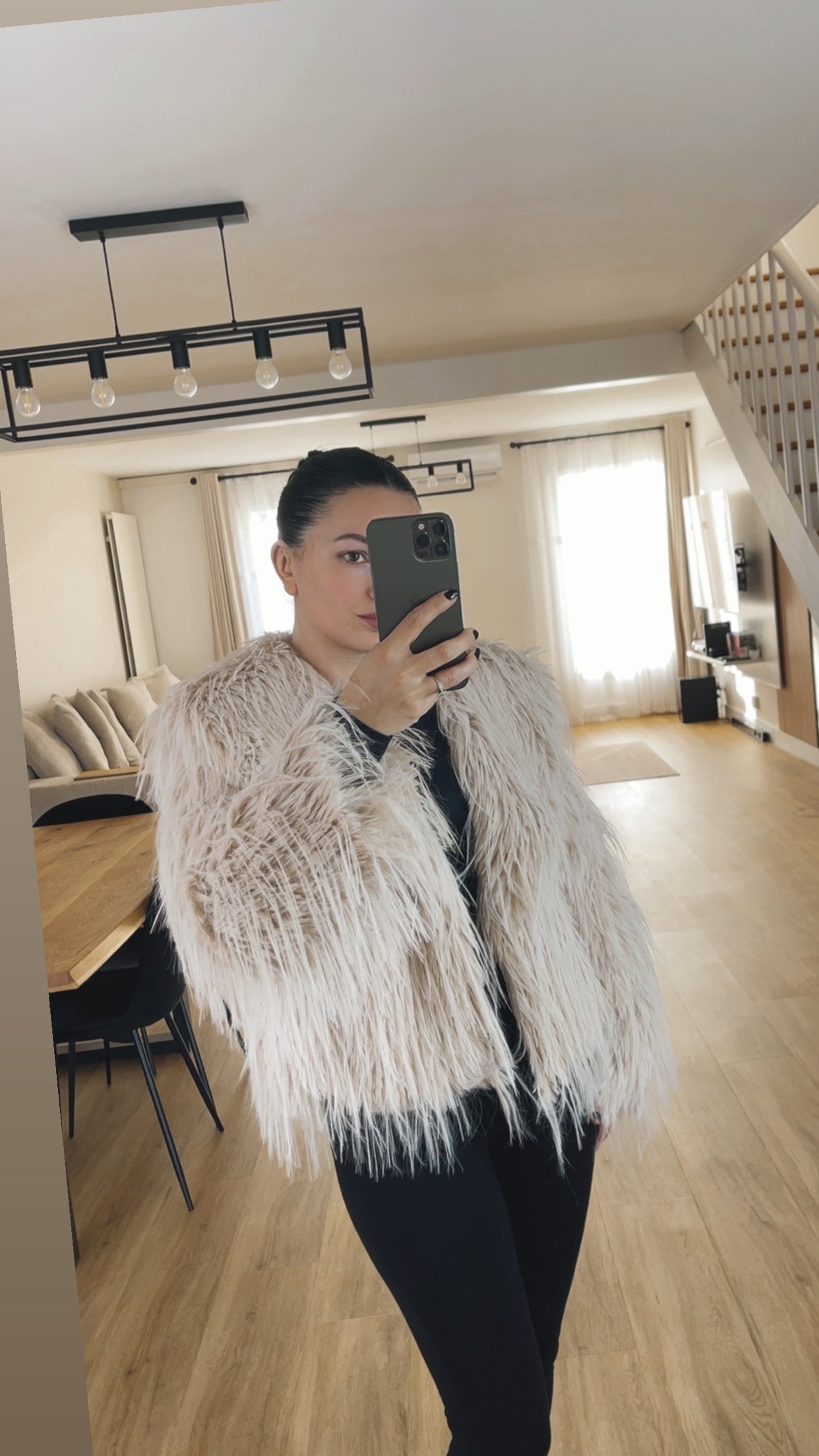 Veste fausse fourrure ultra tendance