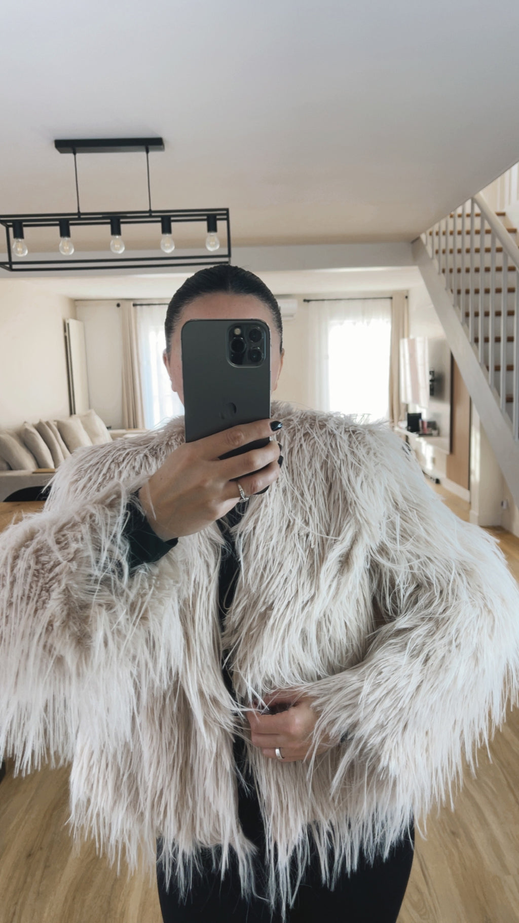 Veste fausse fourrure ultra tendance